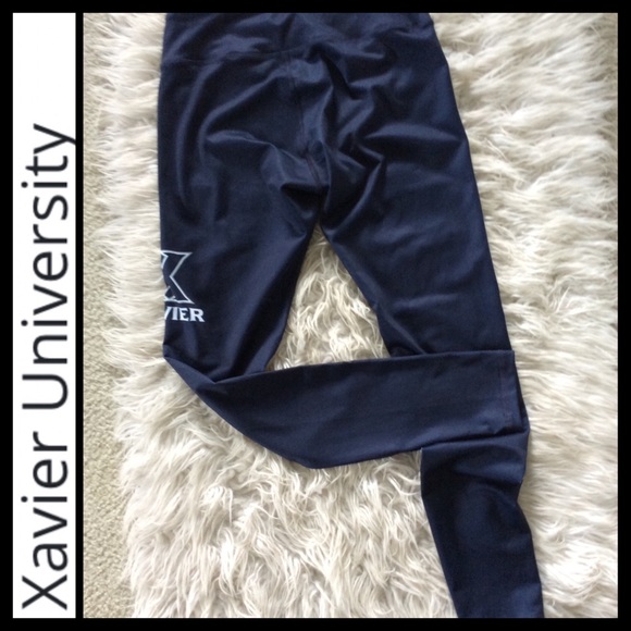 NWOT Xavier Musketeers Yoga Leggings - Picture 4 of 6